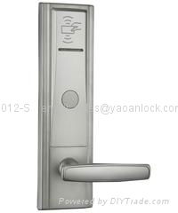 Luxury RF card hotel door lock 2