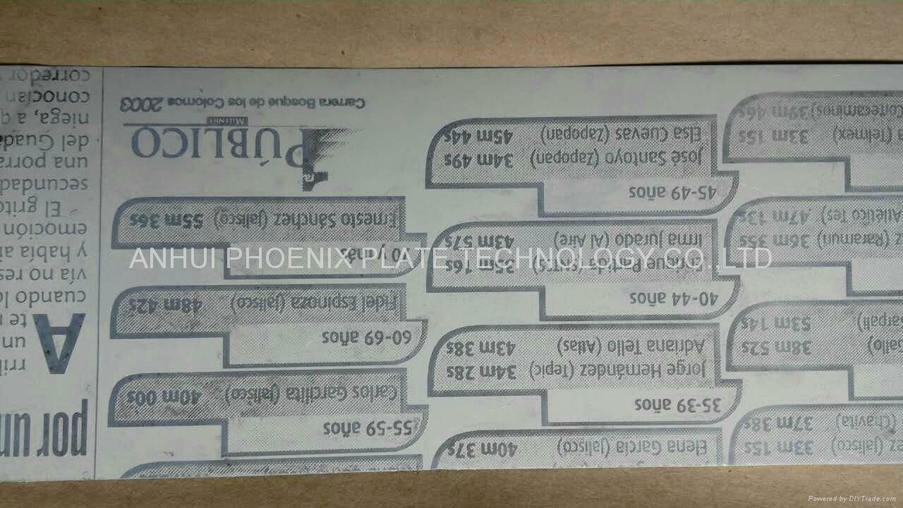 Processless Ctp plate；Factory direct sale