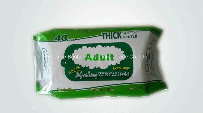 Non-Woven Fabric Adult Wet Wipes Without Alcohol 3