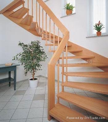 Steel Wood Stairway 2