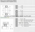 FAG  608-2ZR-C3   Deep Groove Ball Bearings 4