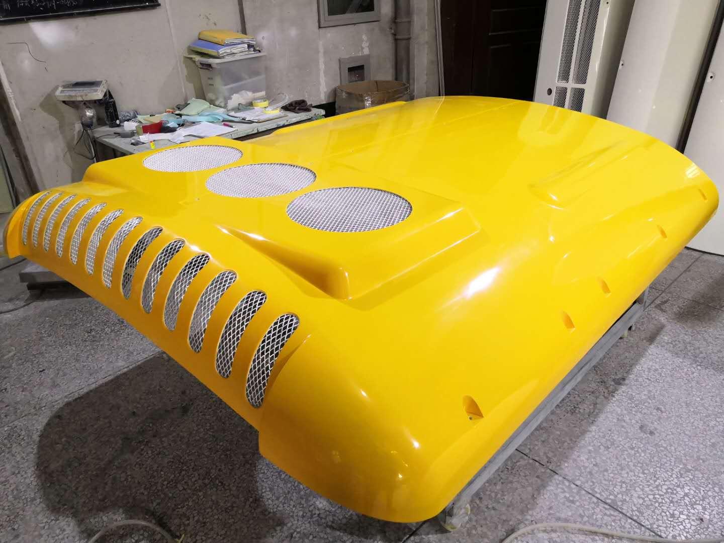 OEM/ODM glossy gel coat finish fiberglass top roof RTM process RTM1