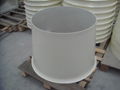 OEM/ODM glossy gel coat finish FRP GRP fiberglass fan shell RTM process