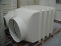 OEM/ODM glossy gel coat finish FRP GRP fiberglass fan shell RTM process