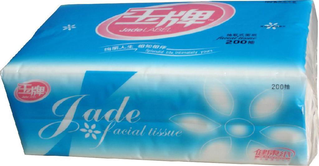 Facial tissue paper