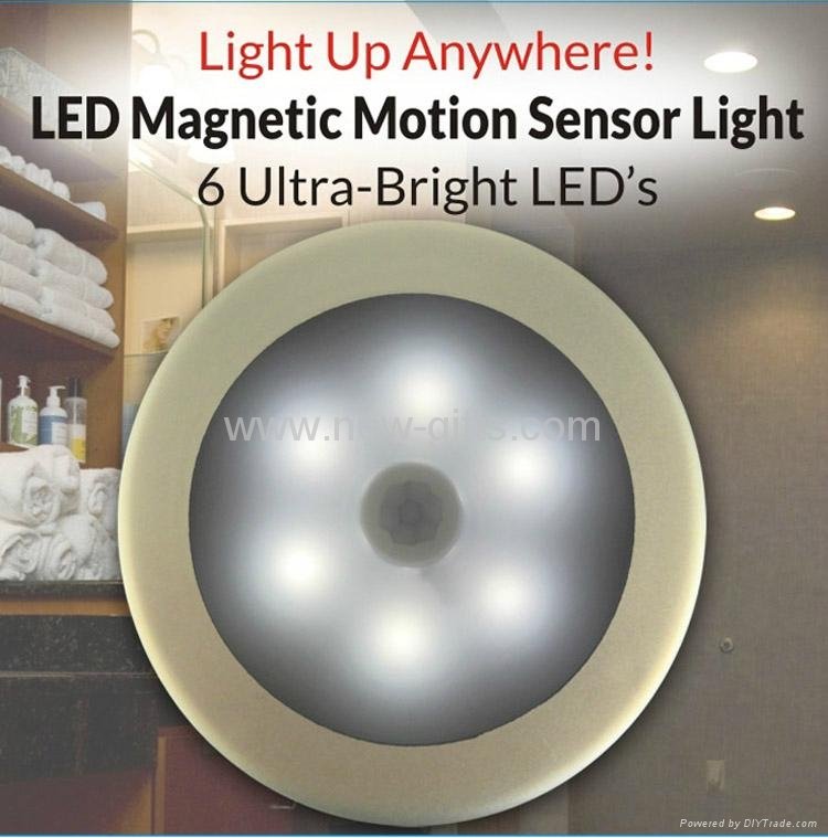 6 Super-Bright LED Wireless Motion Sensor Light