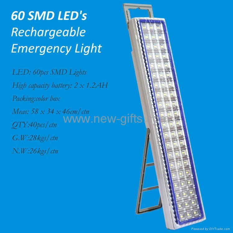 NEW SMD 60 LED's  Rechargeable Emergency Lamp 2