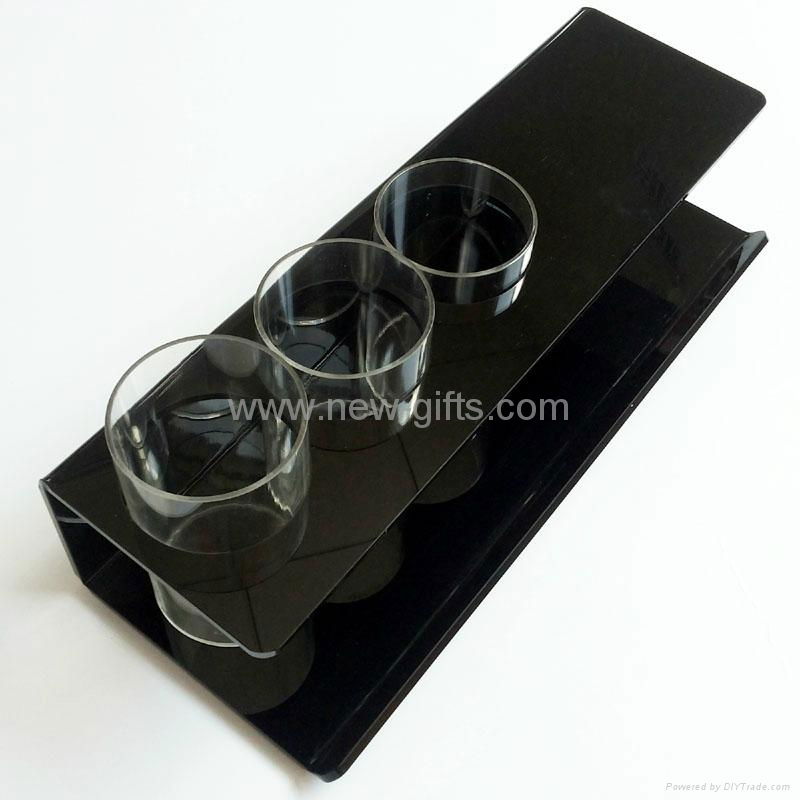 Customized Acrylic Wine Bottle Stand Holder Display  4