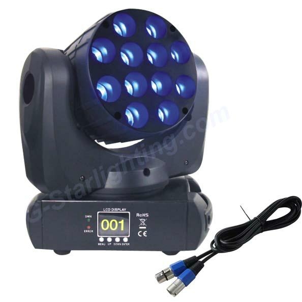 12led moving head light/ stage lighting