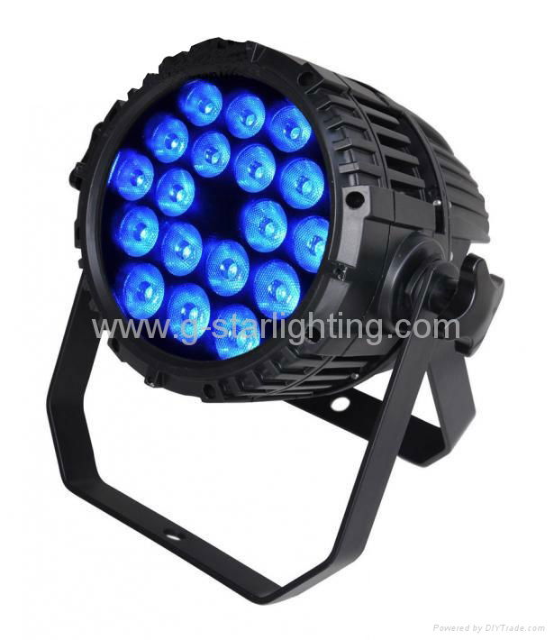  Outdoor 5 in 1 18X12W leds par can/led par lights/led stage lighting  5