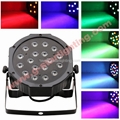18*3w LED 塑料扁PAR灯、 