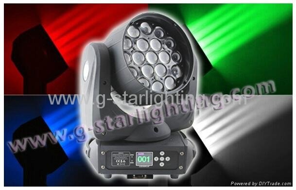 led with zoom led moving head light
