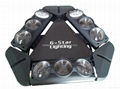 9 heads Birds Led Moving Head Lights/Three wings LED moving head light/stage  7