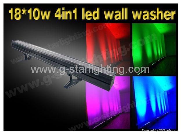 18*10W led 单点控洗墙灯/led 洗墙灯/全彩洗墙灯