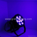 Outdoor 9pcs 4in1/5 in1/6 in1 Battery & Wireless DMX Par light /par can