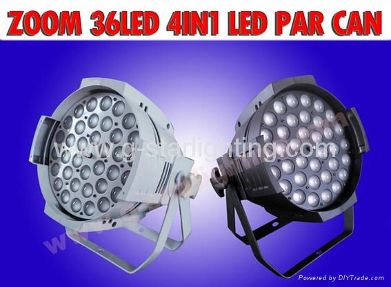 Zoom led par can/ led stage lighting/ led effect lights