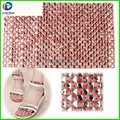 rhinestone mesh crystal stone net shoe decoration 4