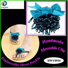 handmade shoe flwoers