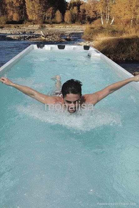 蒙娜丽莎户外浴缸独立式spa冲浪按摩浴缸进口亚克力浴缸M-3325 5