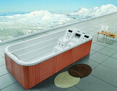 蒙娜麗莎戶外浴缸獨立式按摩衝浪浴缸進口亞克力外貿浴缸M-3350