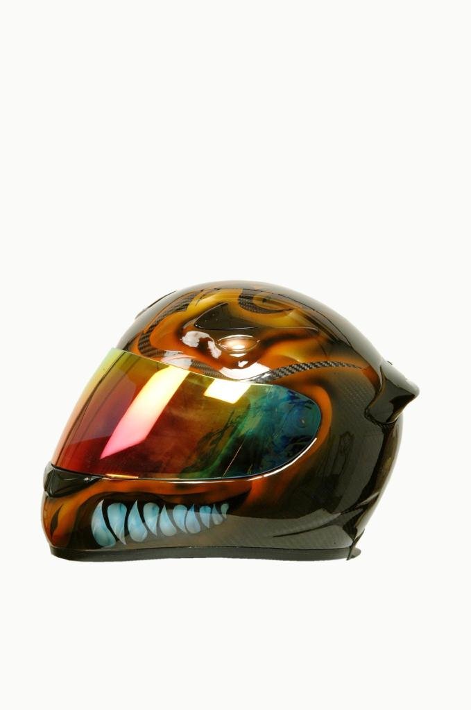 carbon graphic helmet