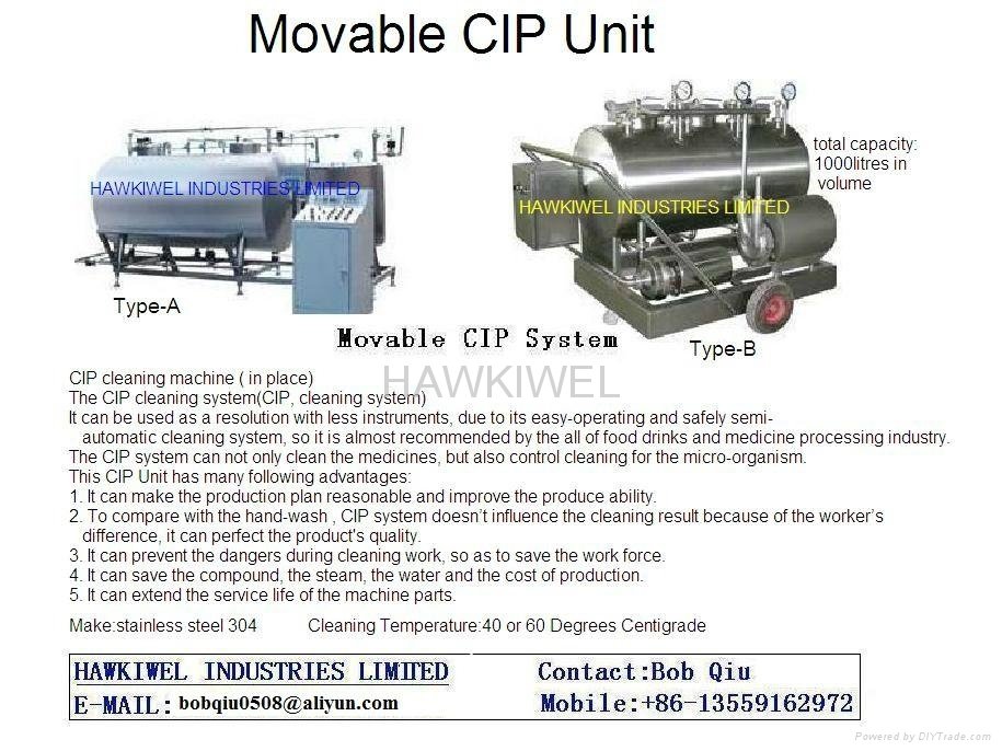 CIP Cleaning system