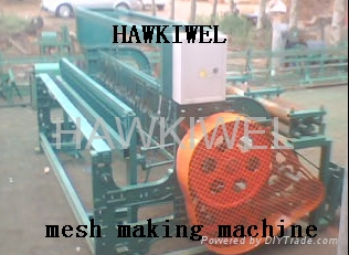 metal mesh making machine