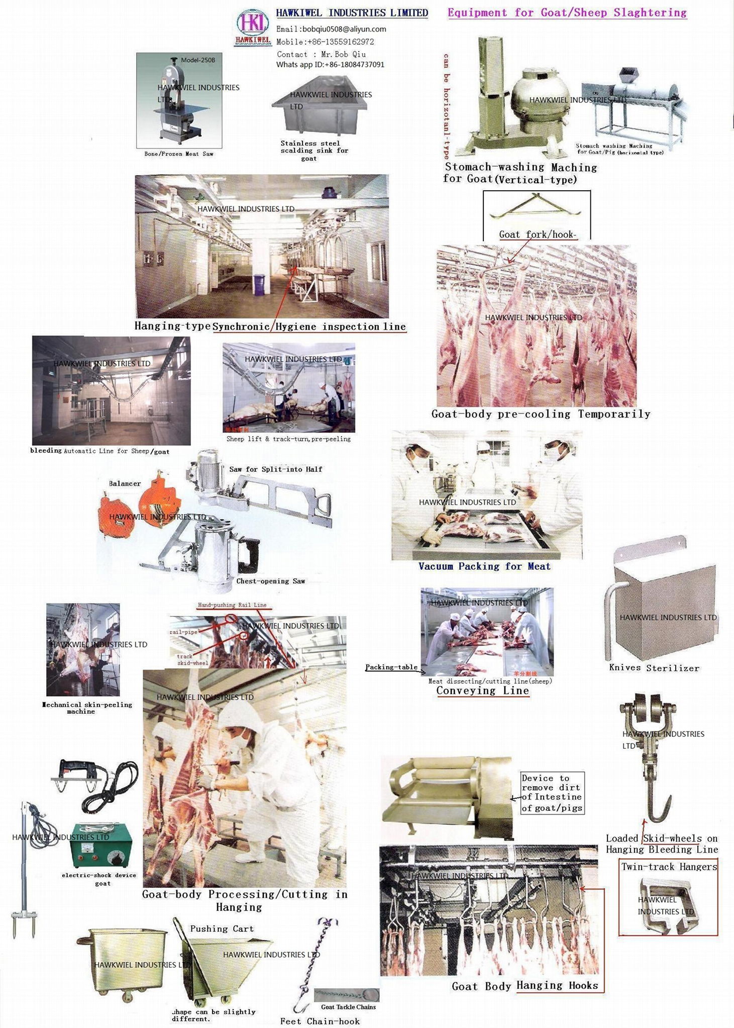 slaughter house equipment for cattle or sheep 2