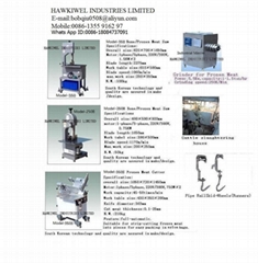 Bone  and frozen meat  cutting Sawing machine