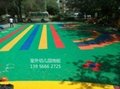 幼儿园室外环保彩色拼装地板 3