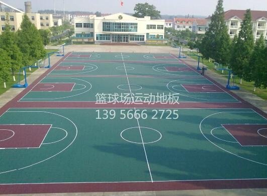 安徽篮球场拼装地板 5
