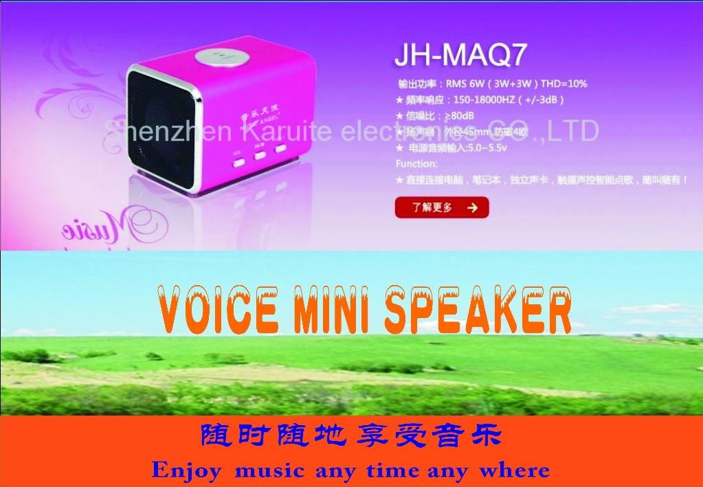 MD08D Insert card  radio mini speaker