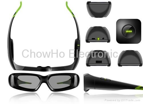 3D Active Shutter TV Glasses for Samsung LG monitor