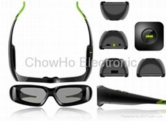 3D Active Shutter TV Glasses for Samsung LG monitor