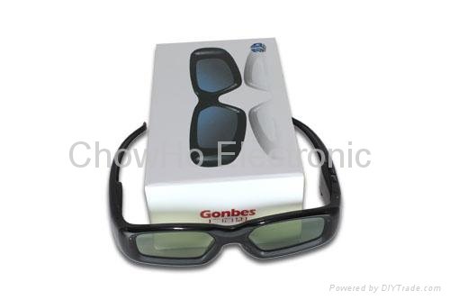 3D Active Shutter TV Glasses for Samsung LG monitor 3