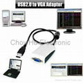 USB 2.0 Video Card Adapter To VGA Graphics Display extra monitor Win 7 XP Vista 5