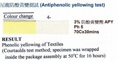 Antiphenolic yellowing agent APY