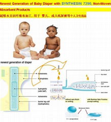 Synthesin 7290 - "Super absorbent"  for the sanitary, soft handle & hydrophilic