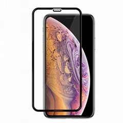 For iPhone Xs Max Round edge full edge tempered glass   