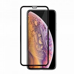 For iPhone Xr Round edge full edge tempered glass   