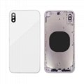 For iPhone XS Max Back Cover Glass With Back Camera Lens Replacement Aftermarket