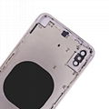 For iPhone XS Max Back Cover Glass With Back Camera Lens Replacement Aftermarket 7