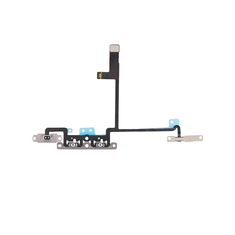 For iPhone X Volume Flex Cable with Brackets Replacement