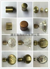 Plating curtain head accessories