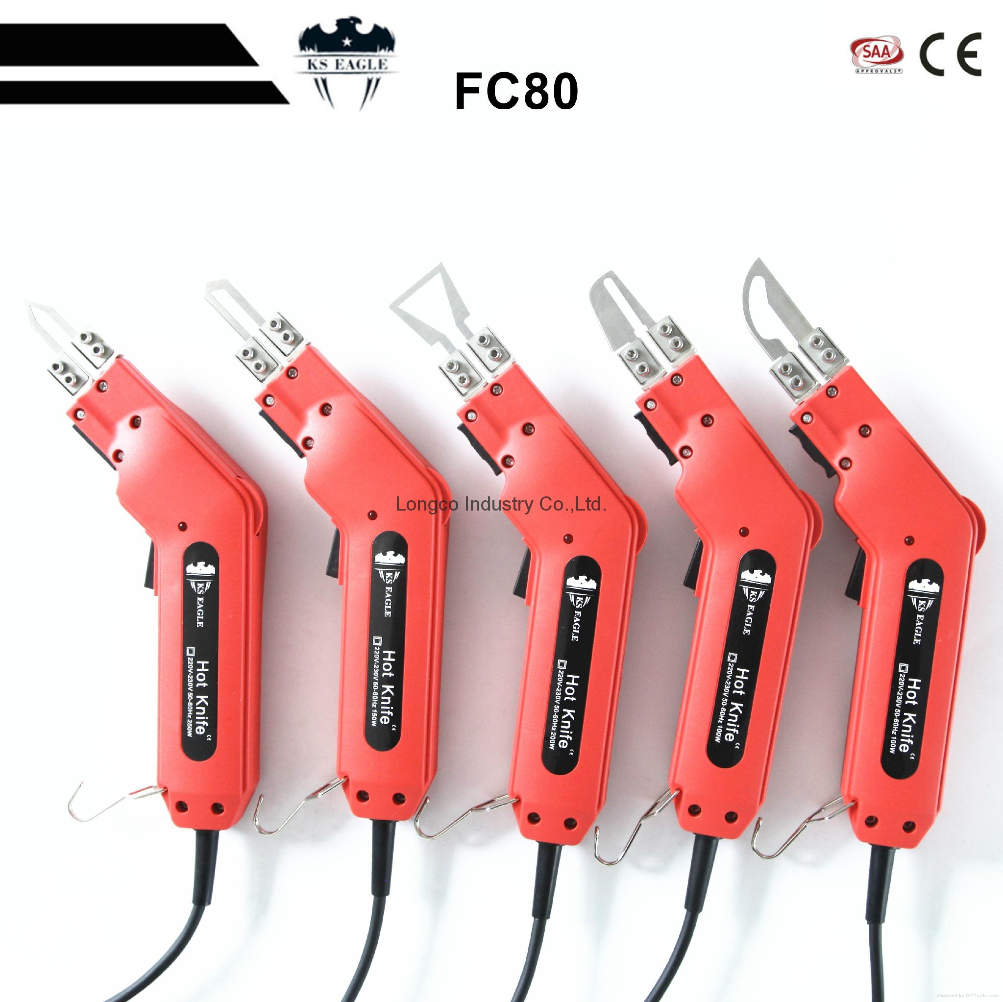 plastic & rubber hot knife cutter FC80 KS EAGLE (China Manufacturer