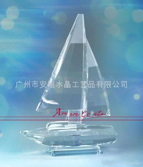 水晶船模型 4