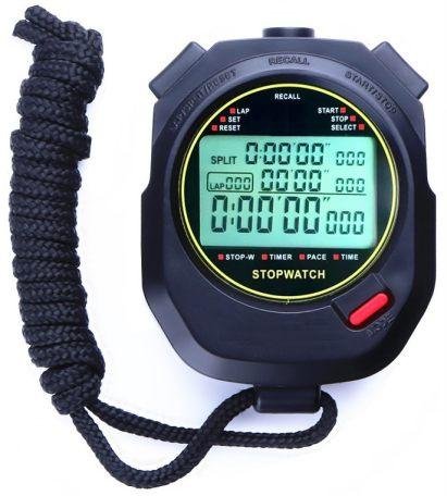 Digital Stopwatch Timer for Coaches Swimming Running Sports Training 3