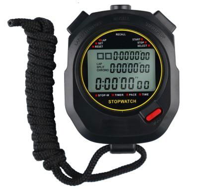 Digital Stopwatch Timer for Coaches Swimming Running Sports Training 4