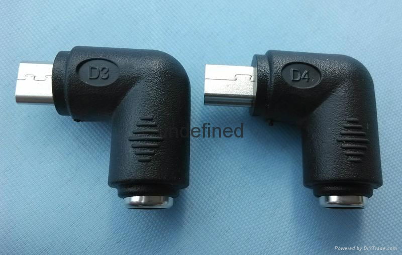 90degrees5.5x2.1mm female to mini usb male,  dc plug for laptop;mobile; tablet,m 3