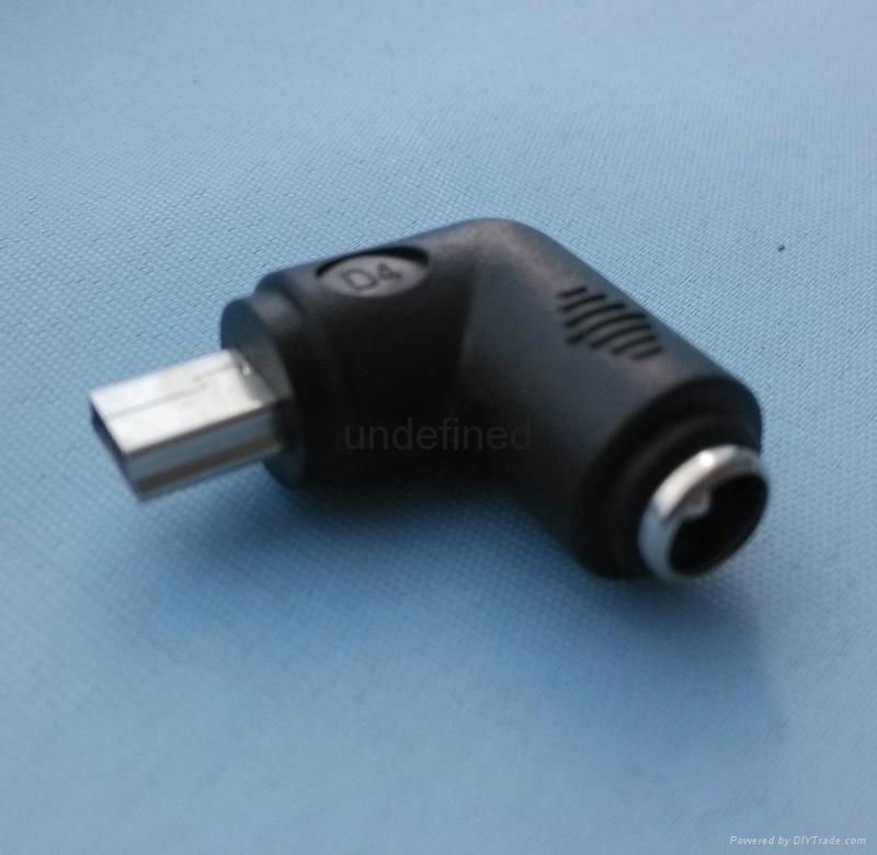 90degrees5.5x2.1mm female to mini usb male,  dc plug for laptop;mobile; tablet,m